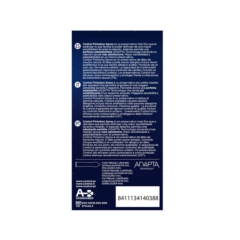 CONTROL - ADAPTA SENSO CONDOMS 12 UNITS – Image 2