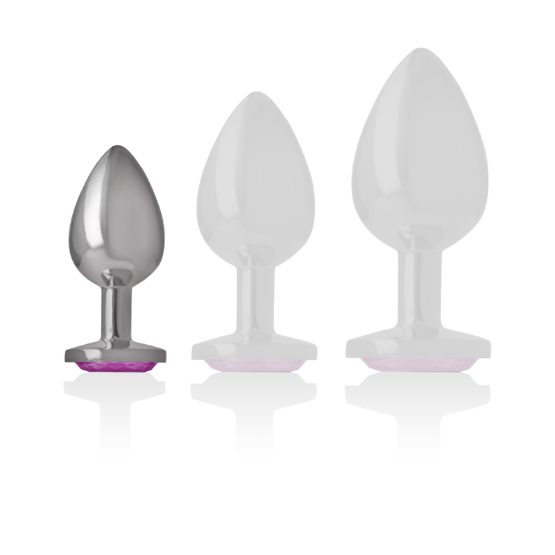 INTENSE - PLUG ANAL EN MÉTAL ALUMINIUM COEUR ROSE TAILLE S – Image 5