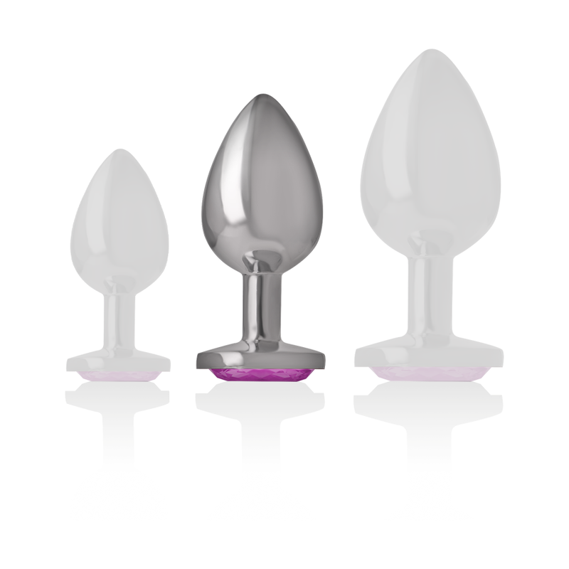 INTENSE - PLUG ANAL EN MÉTAL ALUMINIUM COEUR ROSE TAILLE M – Image 5