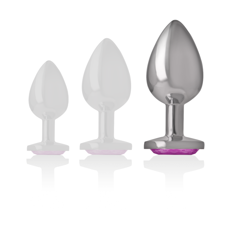 INTENSE - PLUG ANAL EN MÉTAL ALUMINIUM COEUR ROSE TAILLE L – Image 5
