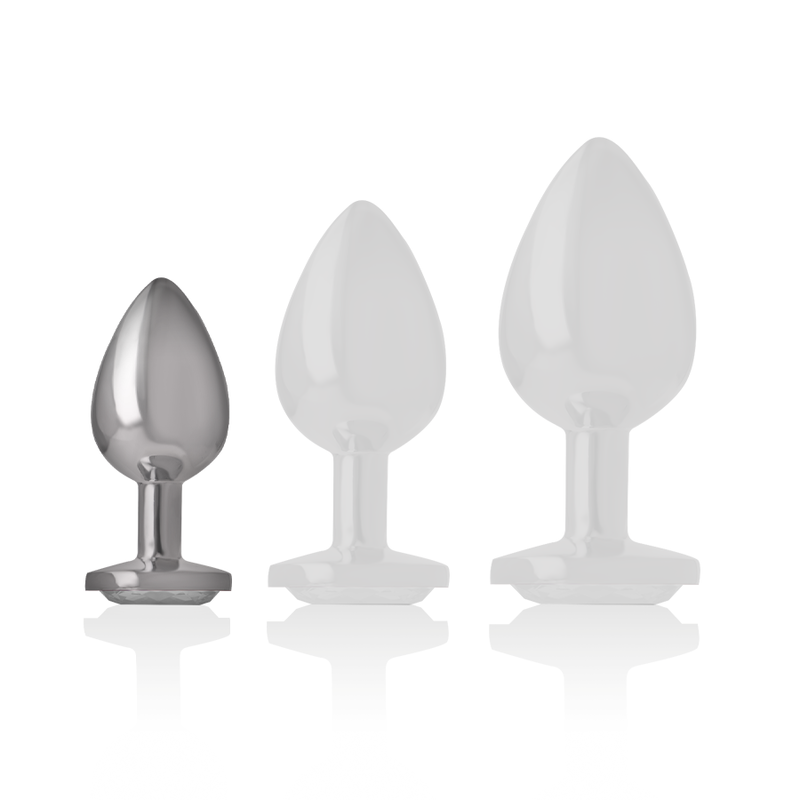 INTENSE - PLUG ANAL EN MÉTAL ALUMINIUM COEUR BLANC TAILLE S – Image 5