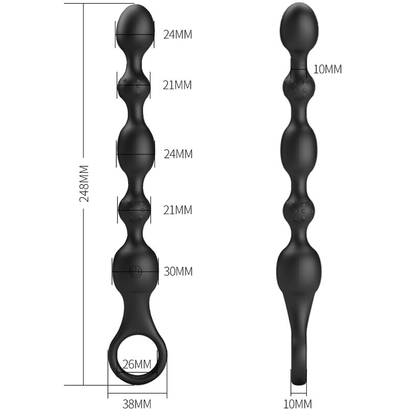 PRETTY LOVE - BALLES ANAL VAN 10 VIBRATIONS RECHARGEABLES EN SILICONE – Image 6