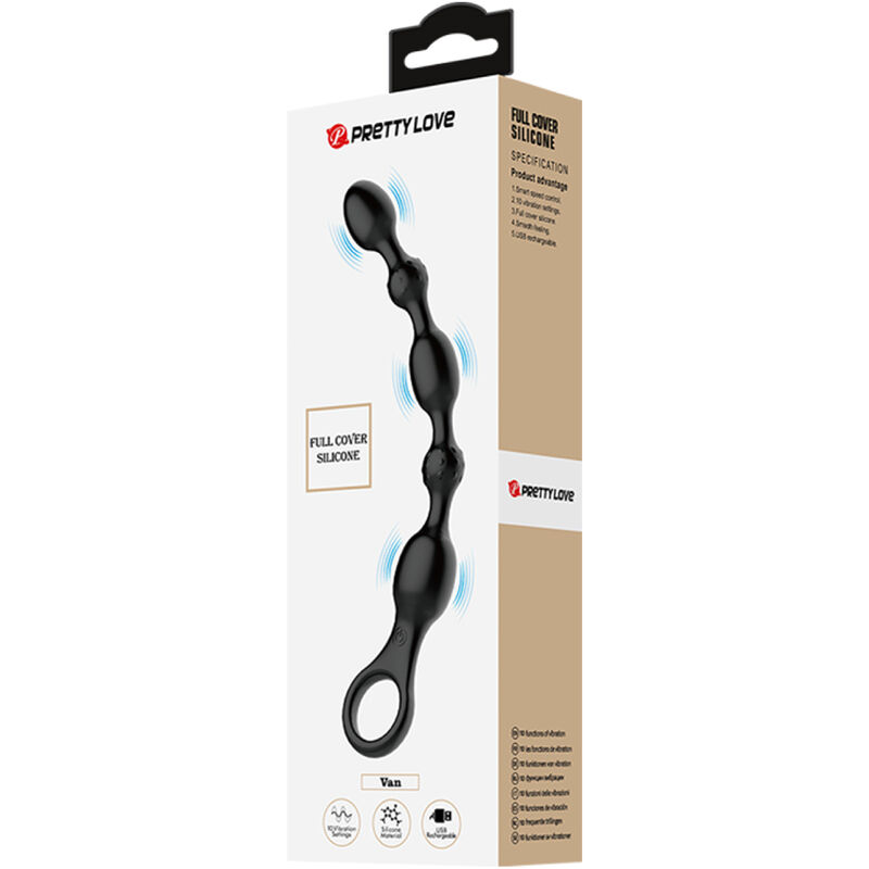 PRETTY LOVE - BALLES ANAL VAN 10 VIBRATIONS RECHARGEABLES EN SILICONE – Image 9