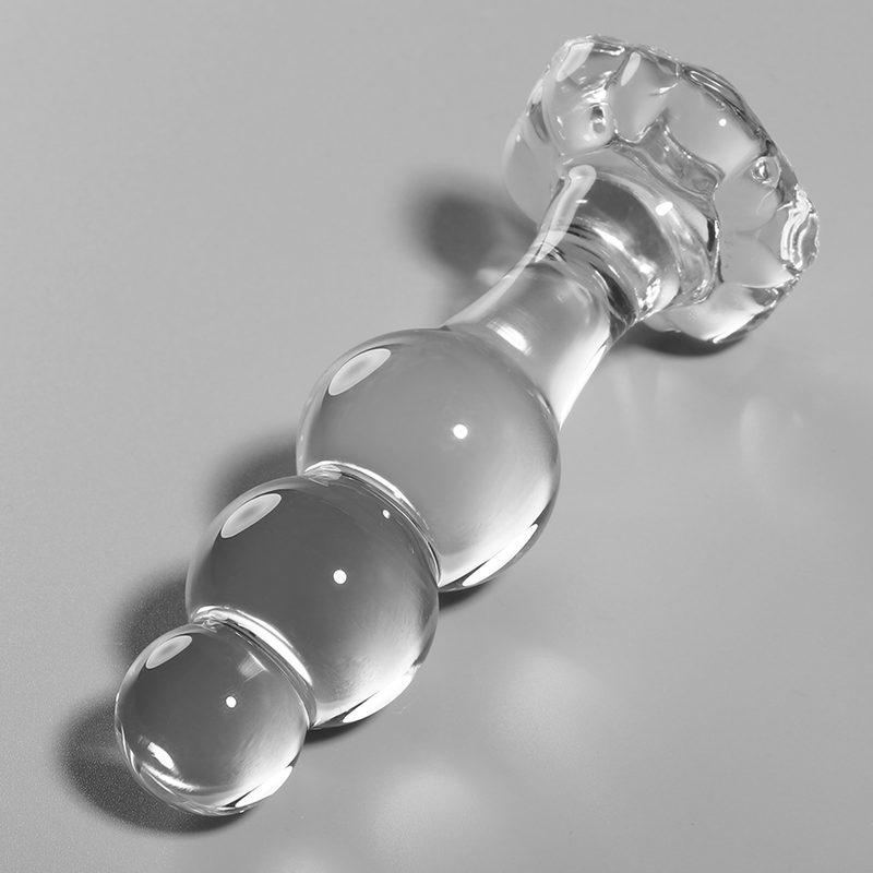 NEBULA SERIES BY IBIZA - PLUG ANAL EN VERRE TRANSPARENT 10.5 CM -O- 3 CM – Image 2