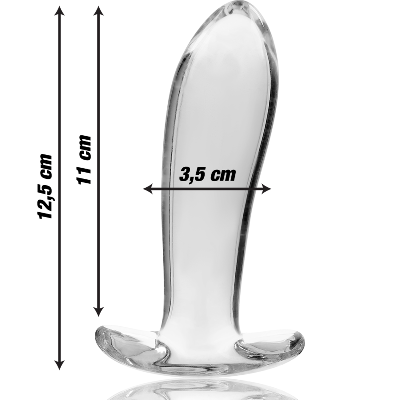 NEBULA SERIES BY IBIZA - PLUG ANAL MODÈLE 5 VERRE BOROSILICATE CLAIR 12.5 CM -O- 3.5 CM – Image 3