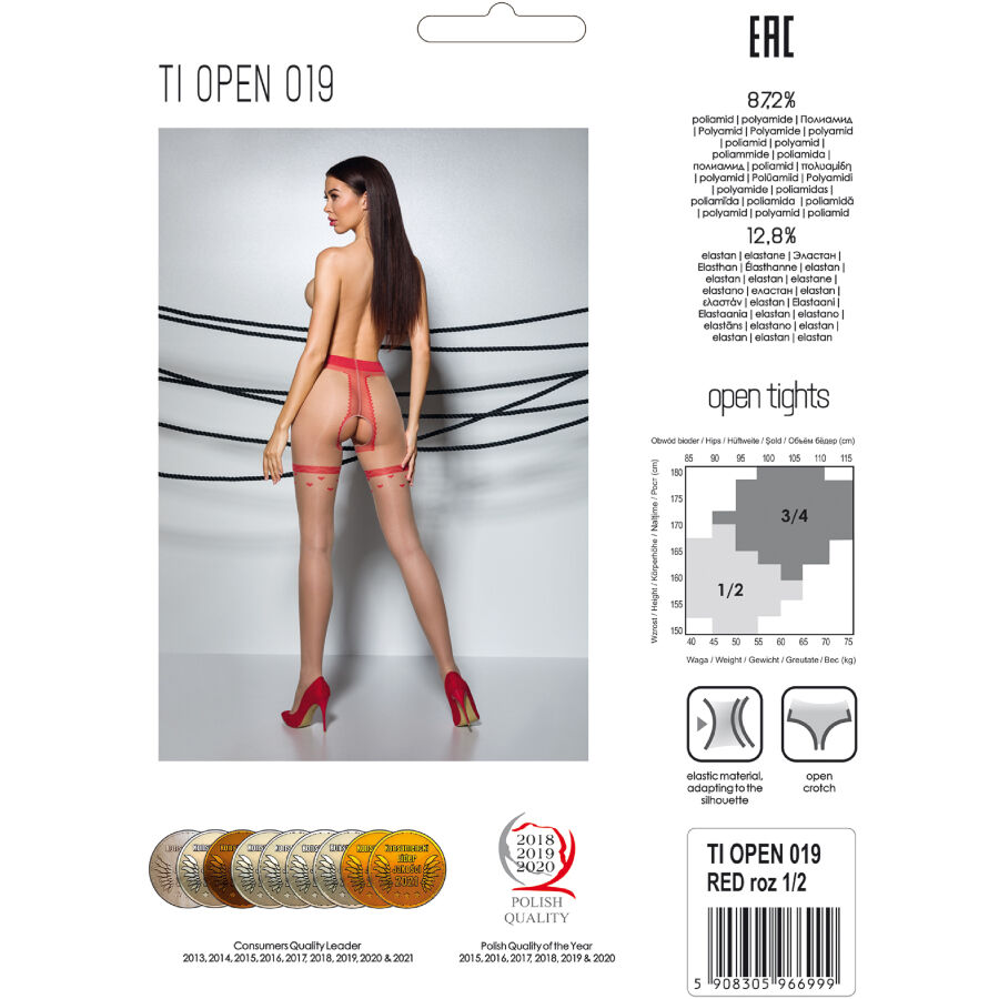 PASSION - TIOPEN 019 COLLANT ROUGE 1/2 20 DEN – Image 5
