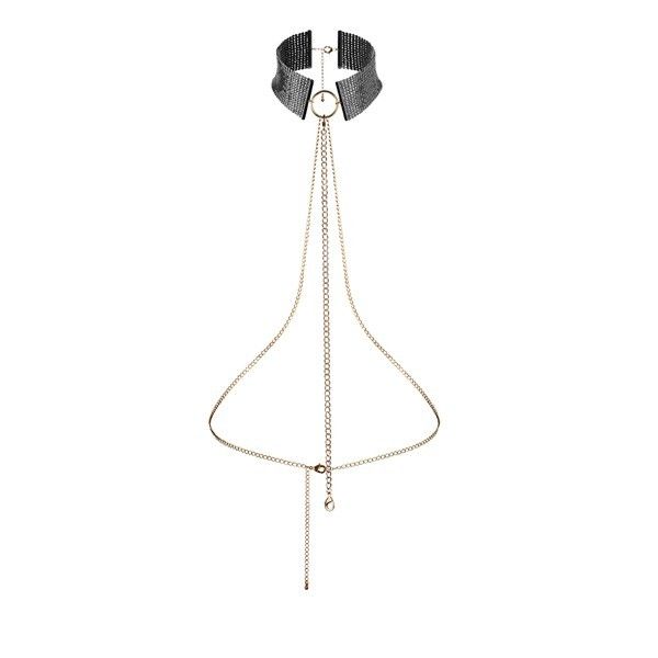 BIJOUX - DÉSIR MÉTALLIQUE COLLIER MÉTALLISÉ NOIR – Image 3