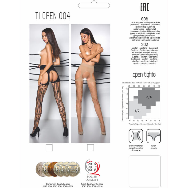 PASSION - TIOPEN 004 COLLANT NOIR 3/4 40 DEN – Image 5