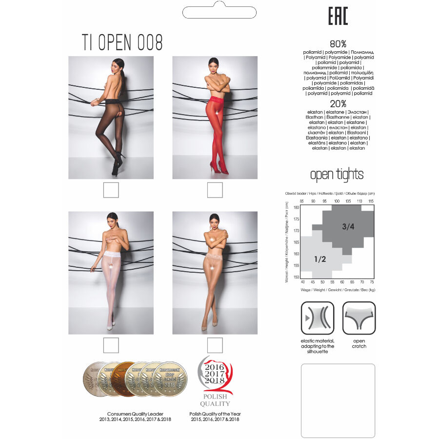 PASSION - TIOPEN 008 COLLANT NOIR 3/4 30 DEN – Image 4