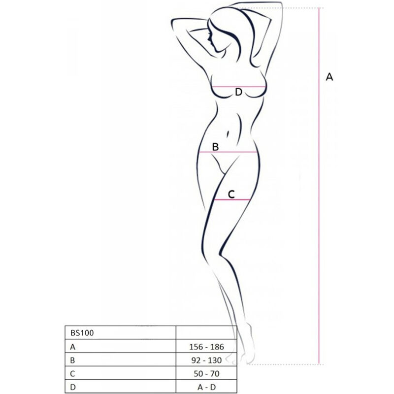 PASSION - BODYSTOCKING BS100 NOIR TAILLE UNIQUE – Image 7