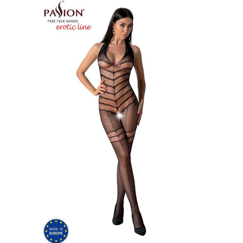 PASSION - BODYSTOCKING BS100 NOIR TAILLE UNIQUE – Image 3