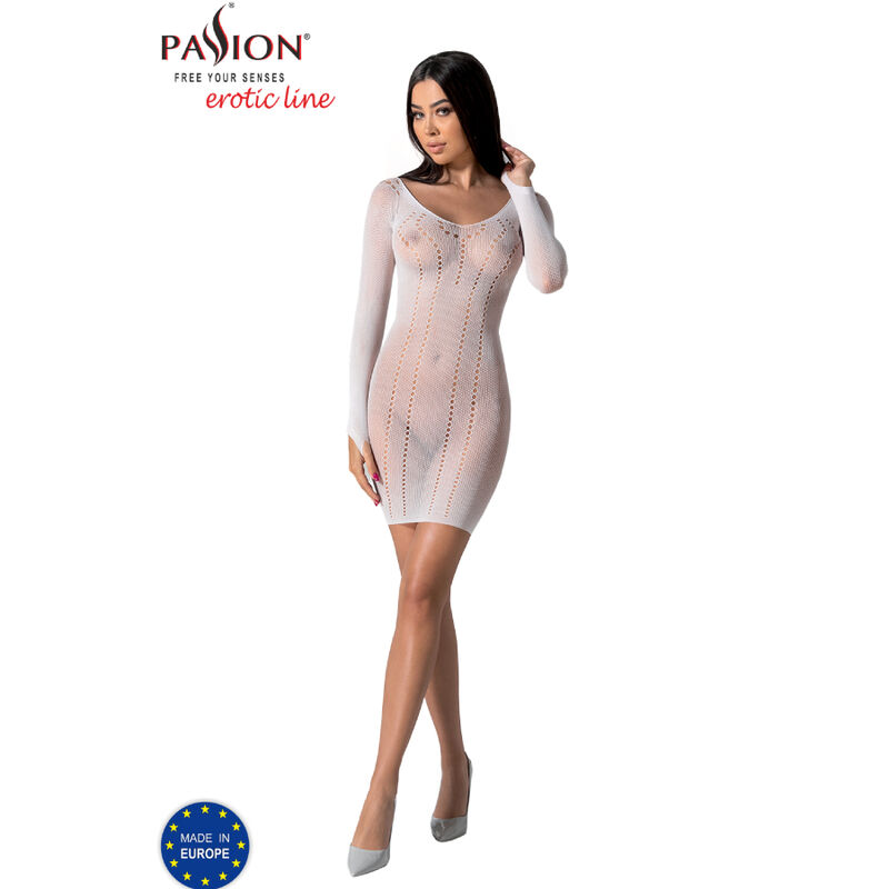 PASSION - BS101 BODYSTOCKING BLANC TAILLE UNIQUE – Image 3