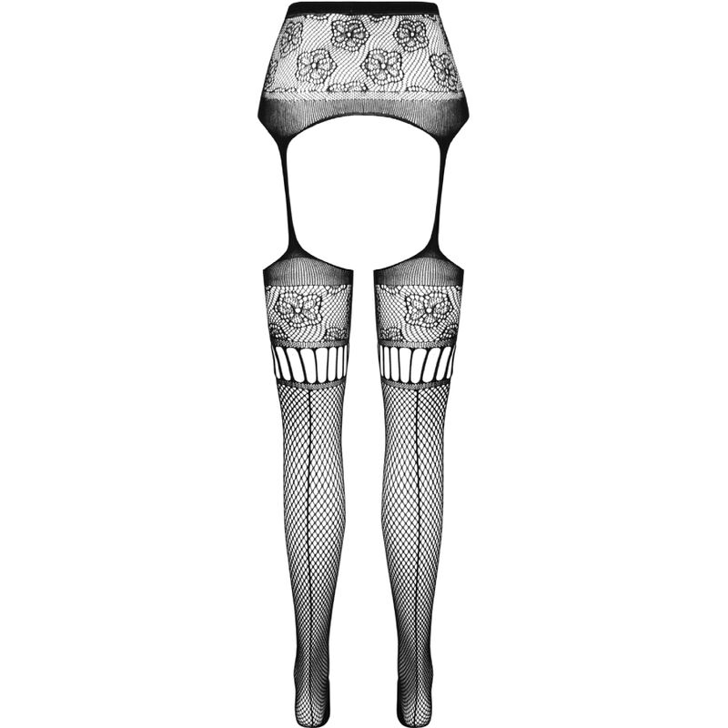PASSION - COLLANT S030 AVEC JARRETIÈRE NOIRE TAILLE UNIQUE – Image 6
