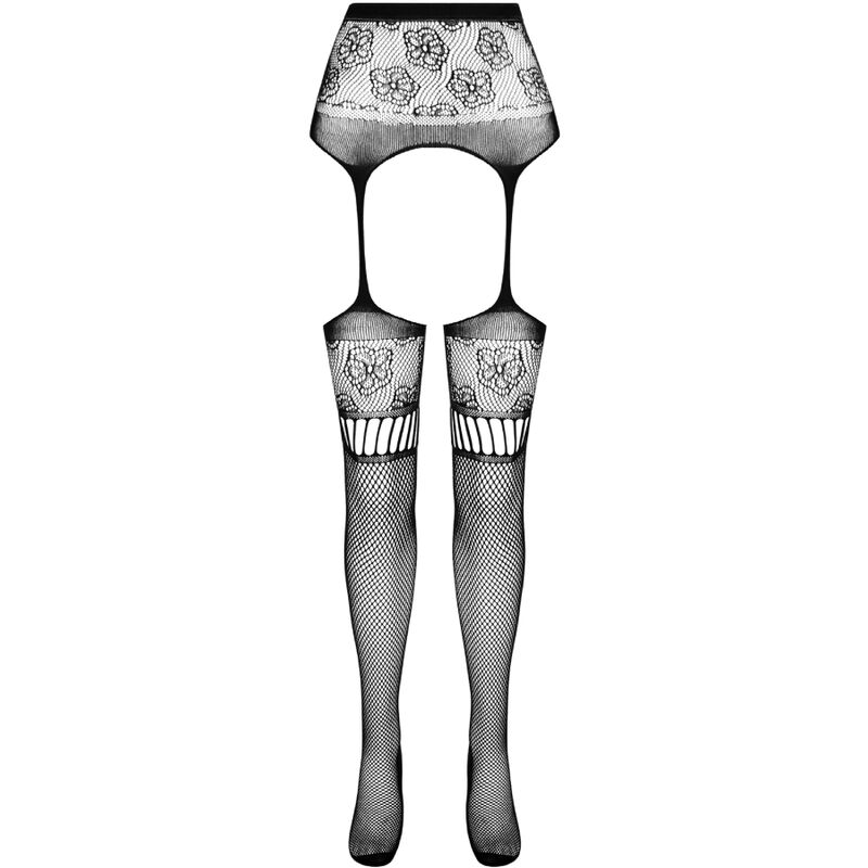 PASSION - COLLANT S030 AVEC JARRETIÈRE NOIRE TAILLE UNIQUE – Image 5