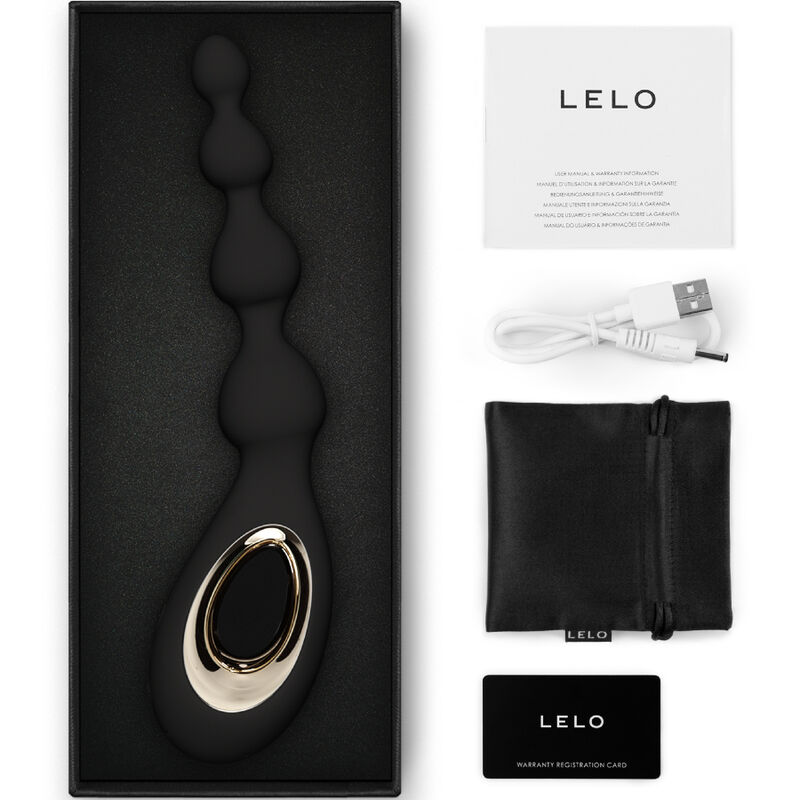 LELO - MASSEUR ANAL SORAYA BEADS NOIR – Image 2