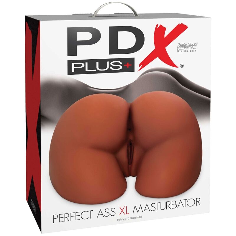 PDX PLUS - MASTURBATEUR MARRON DOUBLE ENTRÉE PERFECT ASS XL – Image 4