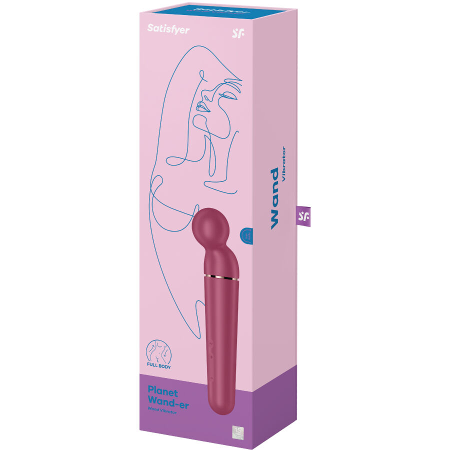 SATISFYER - PLANET WAND-ER VIBRATEUR MASSAGER BERRY – Image 6
