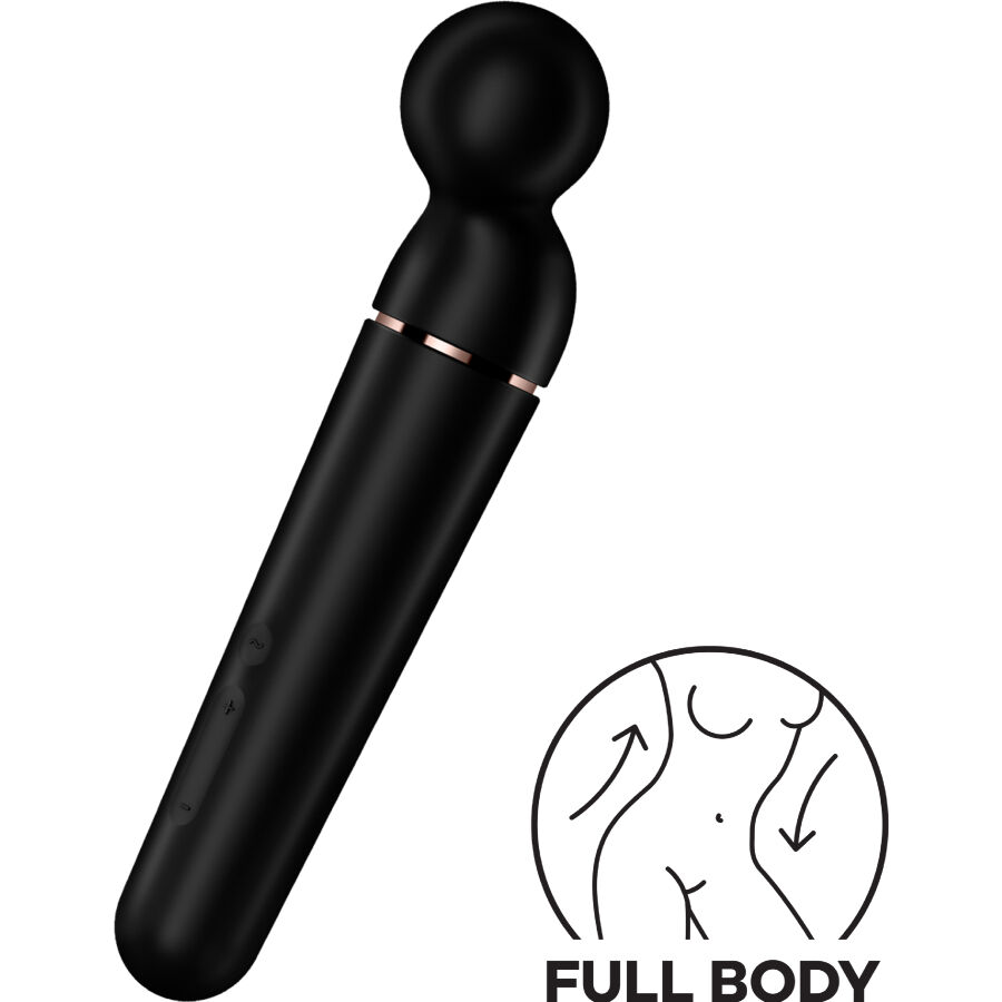 SATISFYER - MASSAGER VIBRATEUR PLANET WAND-ER NOIR – Image 5