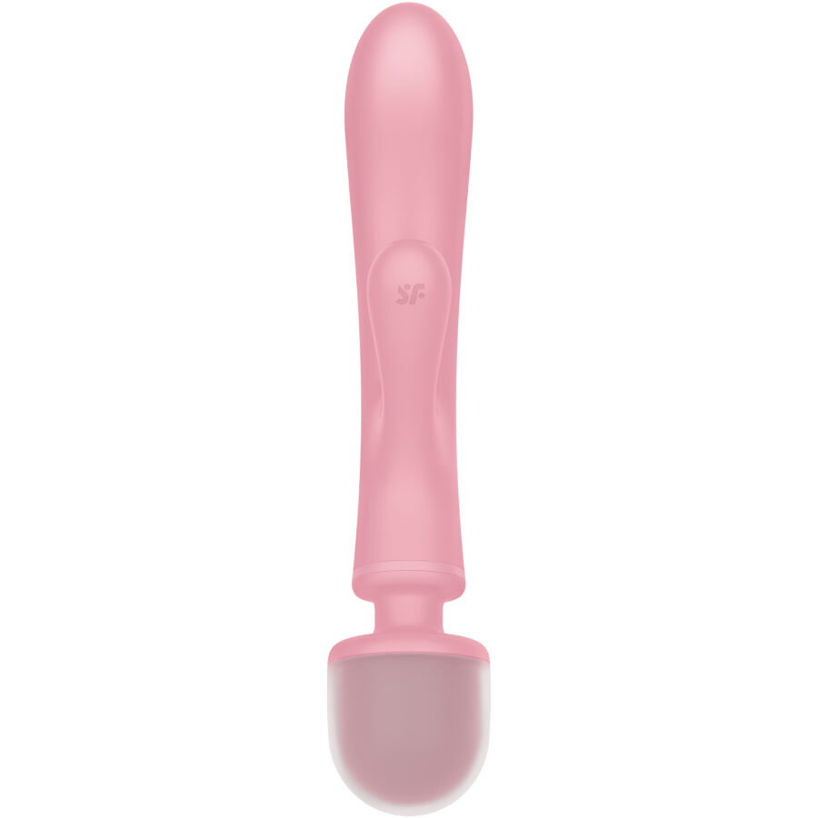 SATISFYER - MASSEUR VIBRATEUR LAPIN TRIPLE LOVER ROSE – Image 4