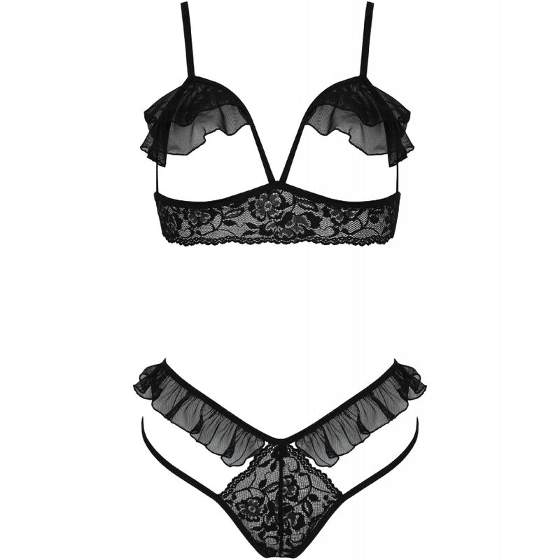 PASSION - ENSEMBLE DOLLY DEUX PIÈCES NOIR L/XL – Image 3