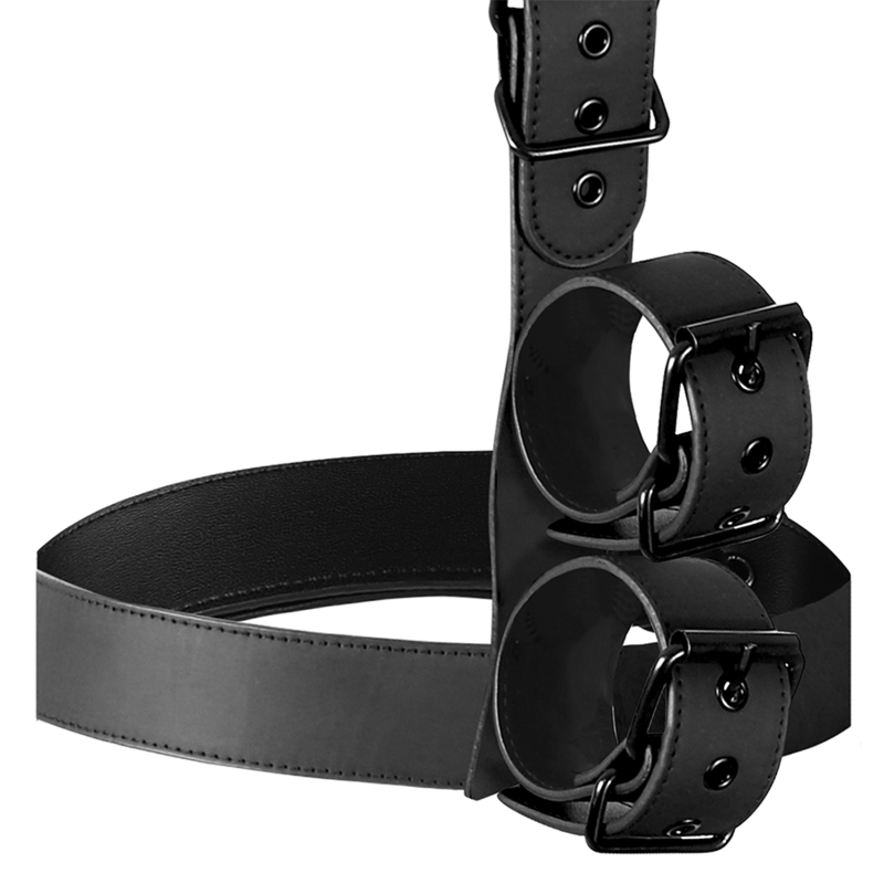 FETISH SUBMISSIVE BONDAGE - ENSEMBLE DE RETENUE CORPS COL ET POIGNETS – Image 6