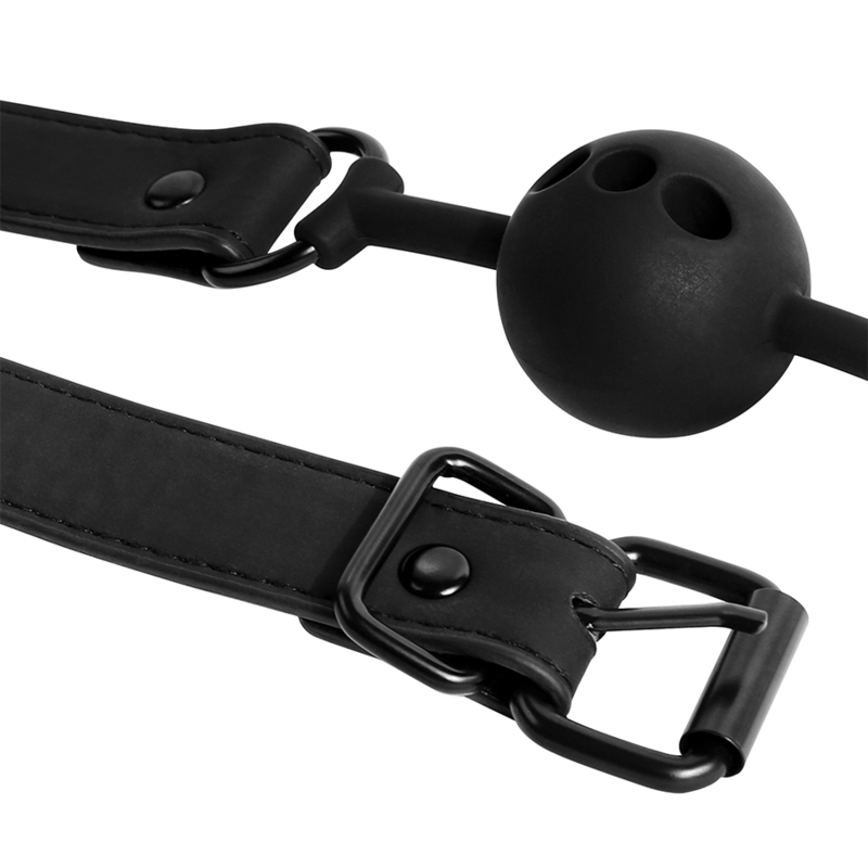 FETISH SUBMISSIVE BONDAGE - BÂILLON À BOULE EN SILICONE RESPIRANT – Image 6