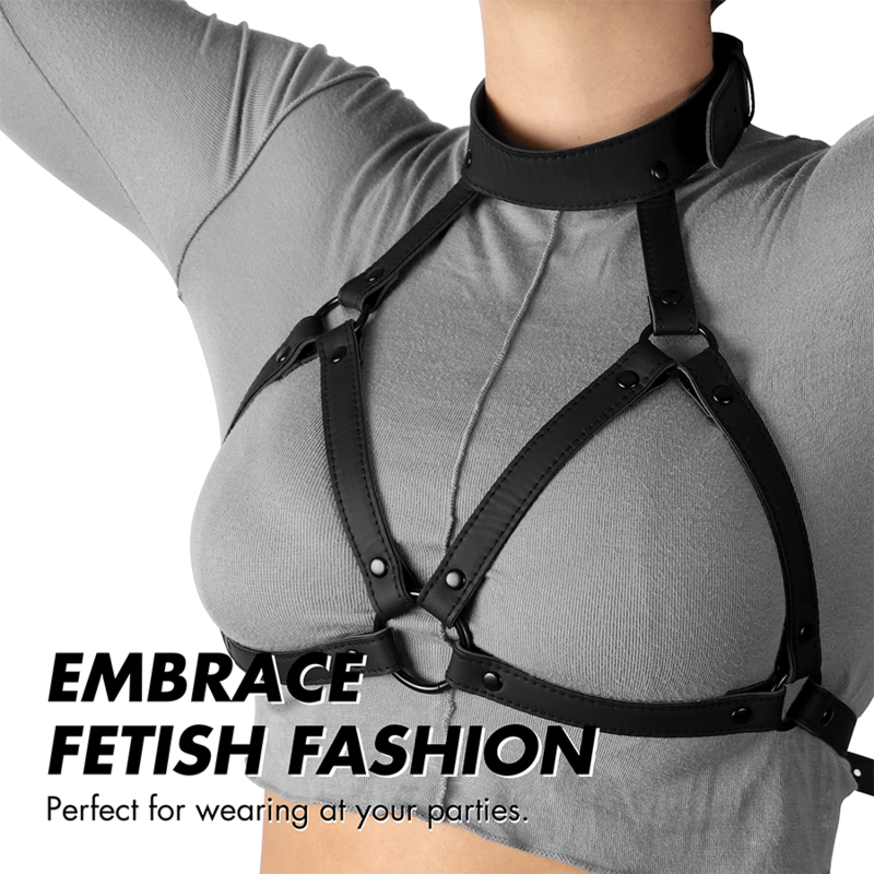 FETISH SUBMISSIVE BONDAGE - HARNAIS POITRINE RÉGLABLE – Image 6
