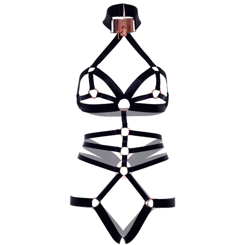 LEG AVENUE - HARNAIS DE CORPS ÉLASTIQUE SANS CROTCHLES – Image 5