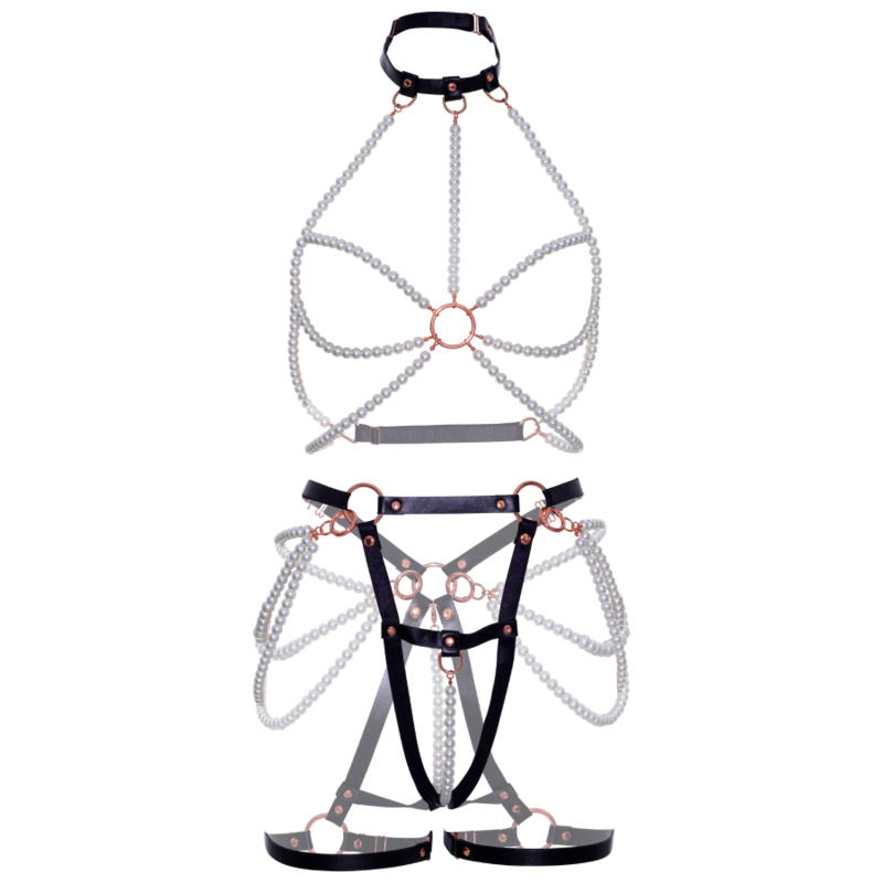LEG AVENUE - SOUTIEN-GORGE HARNAIS & JARRETIÈRE PERLE S – Image 7