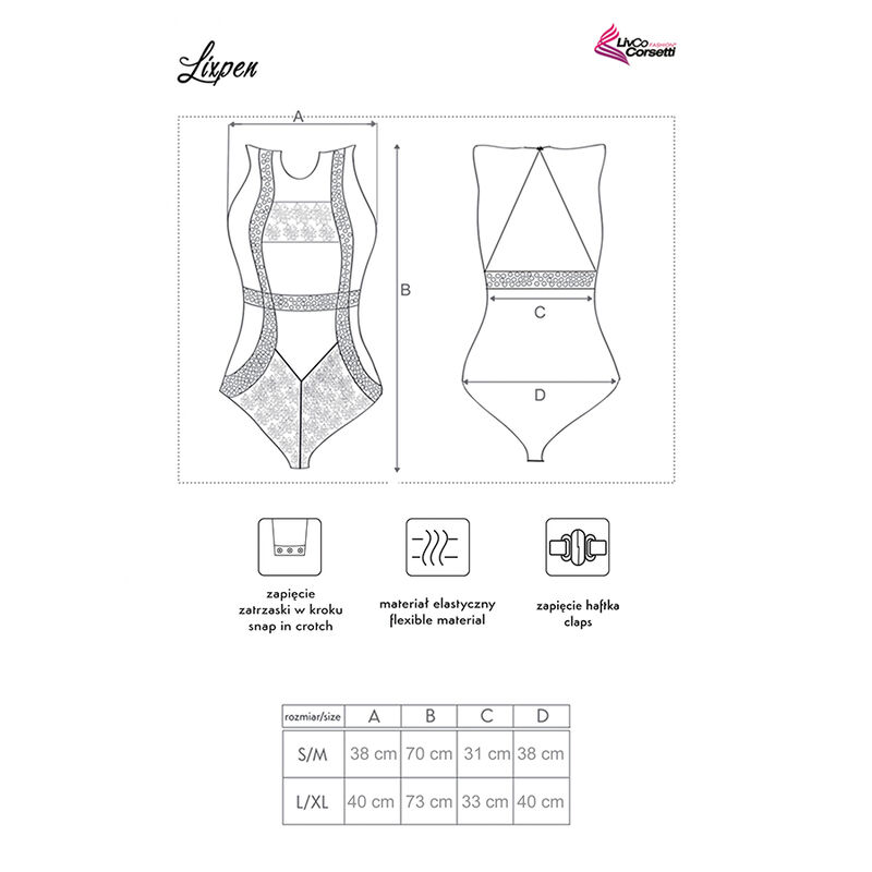 LIVCO CORSETTI FASHION - CORPS LIXPEN LC 90612 NOIR – Image 6