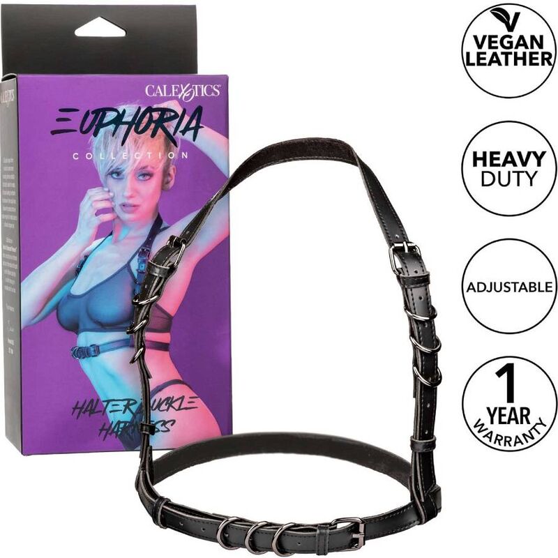 CALEXOTICS - EUPHORIA HARNAIS BOUCLE LICOL NOIR – Image 3