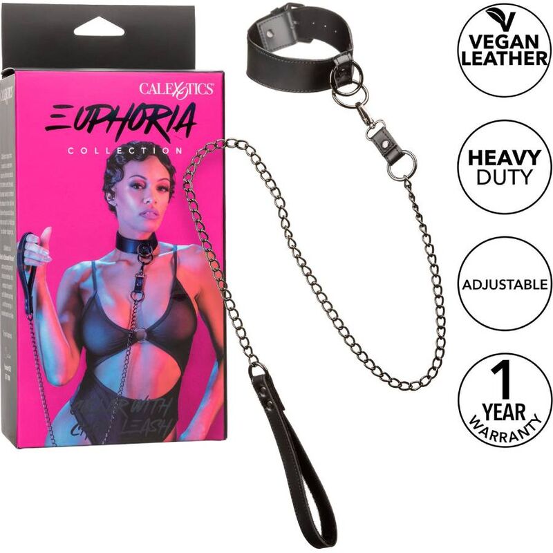 CALEXOTICS - EUPHORIA COLLIER AVEC LAISSE CHAÎNE – Image 3