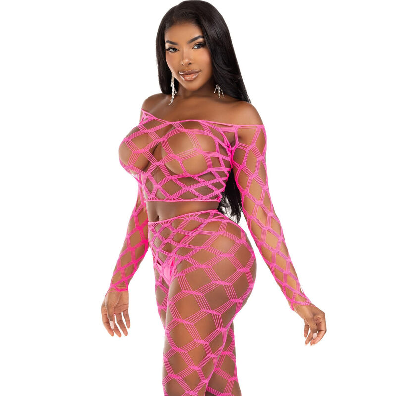 LEG AVENUE - TOP & LEGGINS HARDCORE FUCHSIA – Image 5