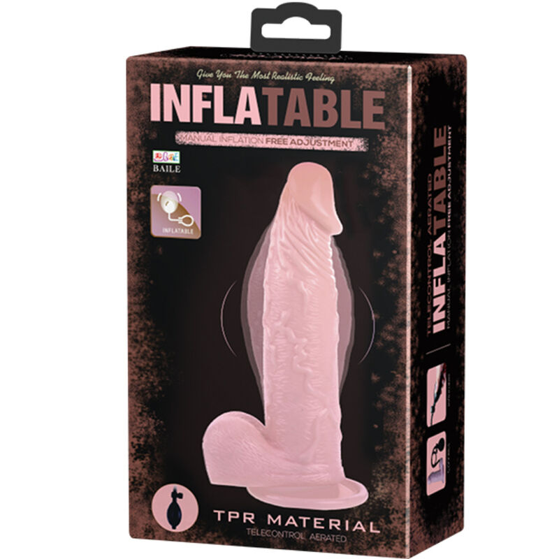 DANCE - GODE GONFLABLE RÉALISTE AVEC VENTOUSE 15 CM – Image 6