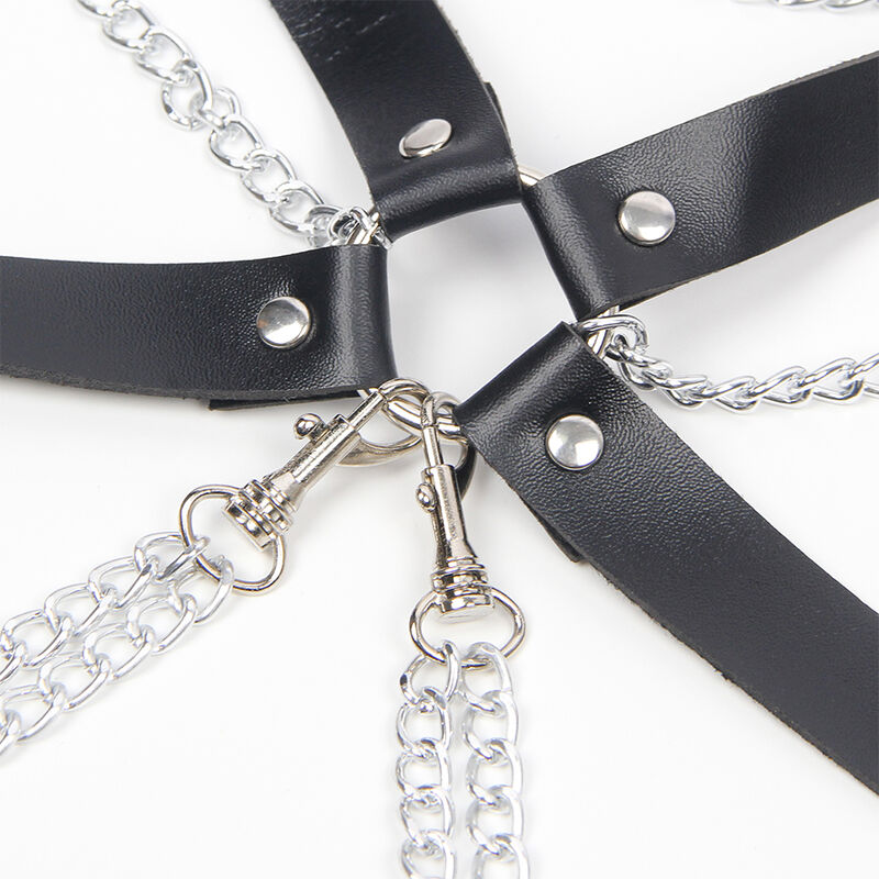 SUBBLIME - SOUTIEN-GORGE HARNAIS AVEC CHAÎNE DÉTAIL TAILLE UNIQUE – Image 4