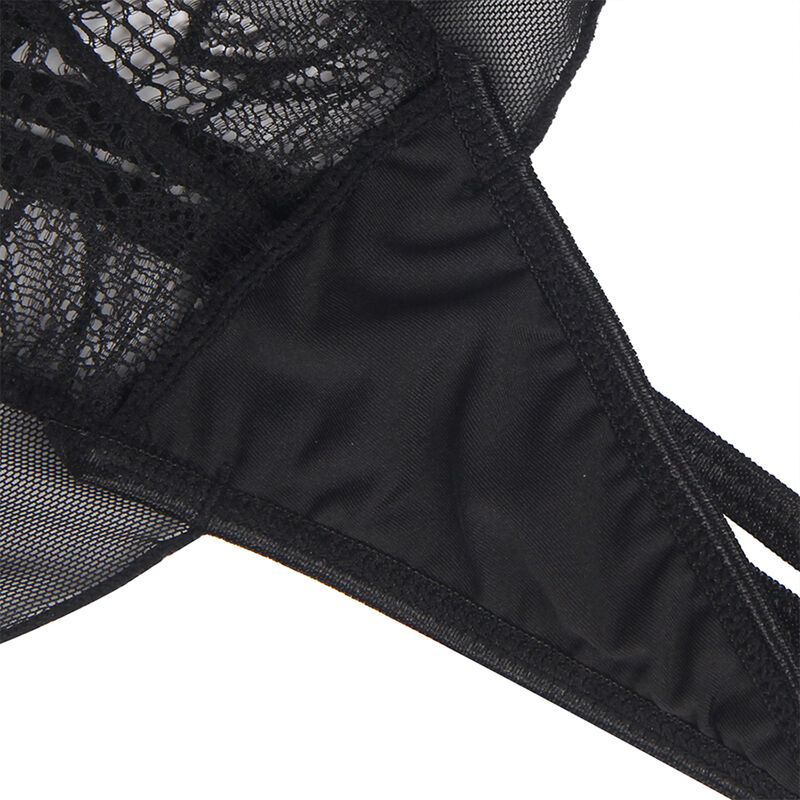 SUBBLIME - TEDDY HALTER NECK DOS NU DENTELLE NOIR L/XL – Image 10