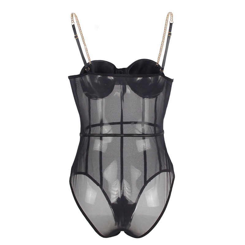 SUBBLIME - BODY NOIR BRETELLES CHAÎNE S/M – Image 6