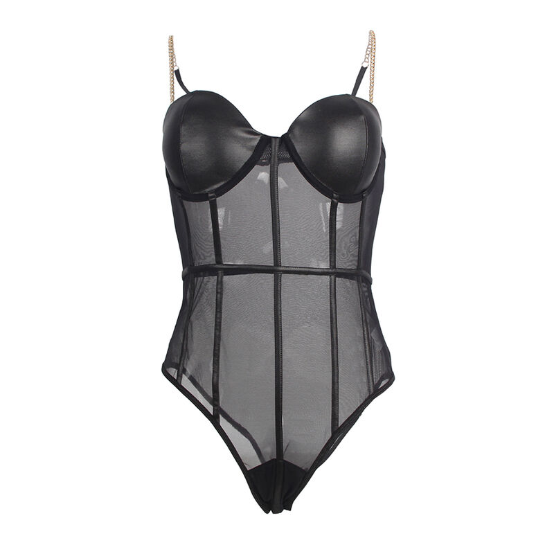 SUBBLIME - BODY NOIR BRETELLES CHAÎNE S/M – Image 5