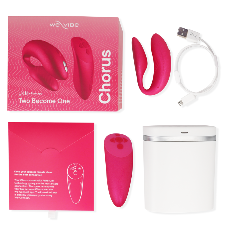 WE-VIBE - VIBRATEUR CHORUS POUR COUPLES AVEC COMMANDE DE SQUEEZE ROSE – Image 6