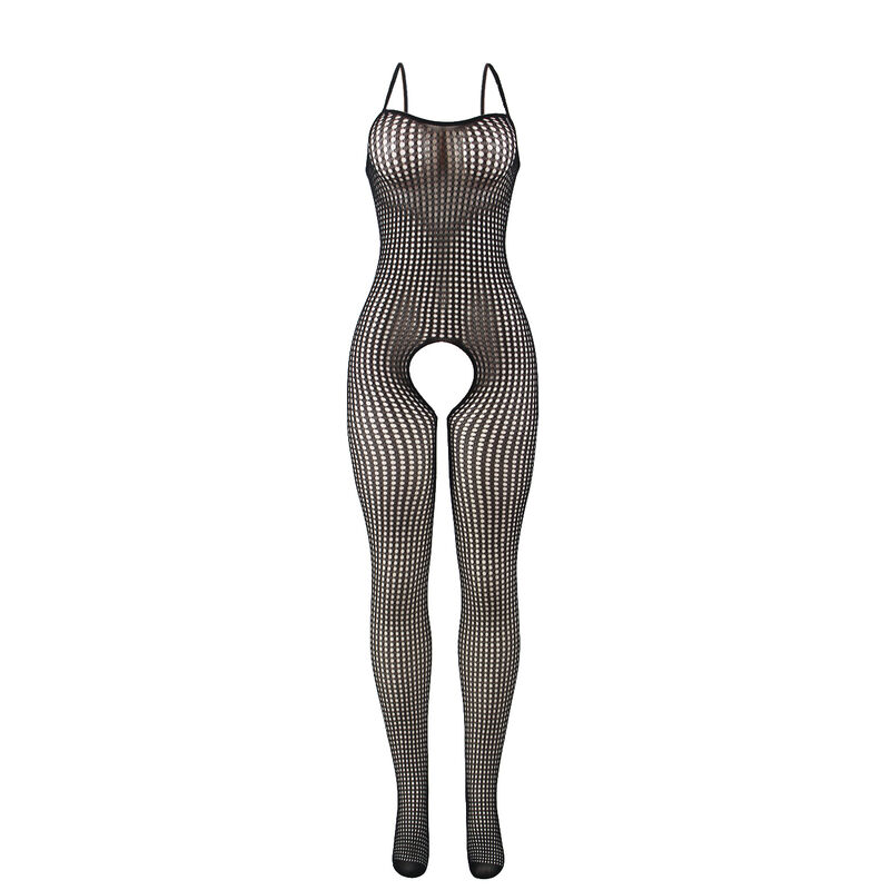 SUBBLIME - 951726 BODYSTOCKING NOIR EN RÉSILLE ÉLASTIQUE SANS FOURRURE TAILLE UNIQUE – Image 4