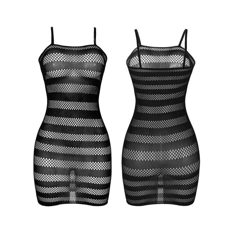 SUBBLIME - 951733 ROBE RÉSEILLE RAYURES NOIRES TAILLE UNIQUE – Image 3
