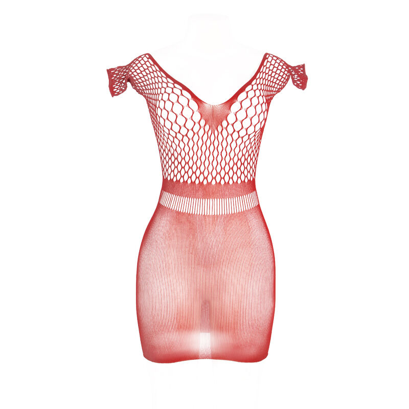 SUBBLIME - 951924 ROBE COURTE EN CROCHET ROUGE TAILLE UNIQUE – Image 4