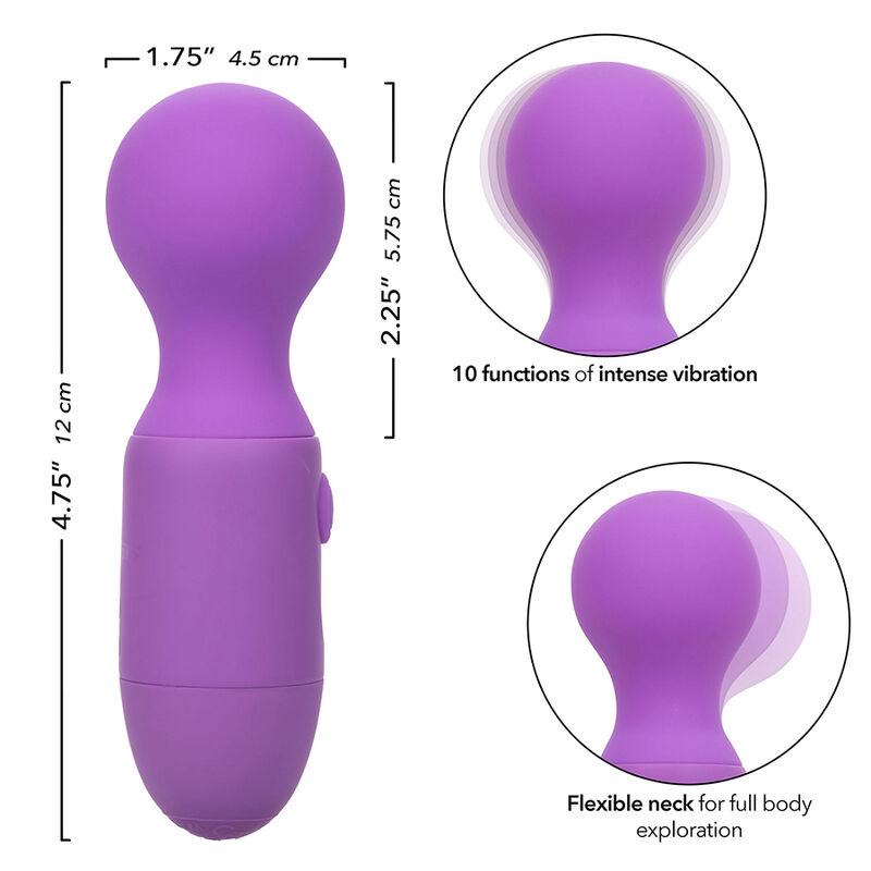 CALEXOTICS - FIRST TIME MASSEUR RECHARGEABLE 10 VIBRATIONS VIOLET – Image 8