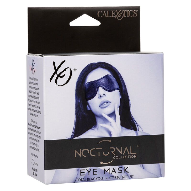 CALEXOTICS - NOCTURNAL MASQUE POUR LES YEUX EN CUIR PVC NOIR – Image 7