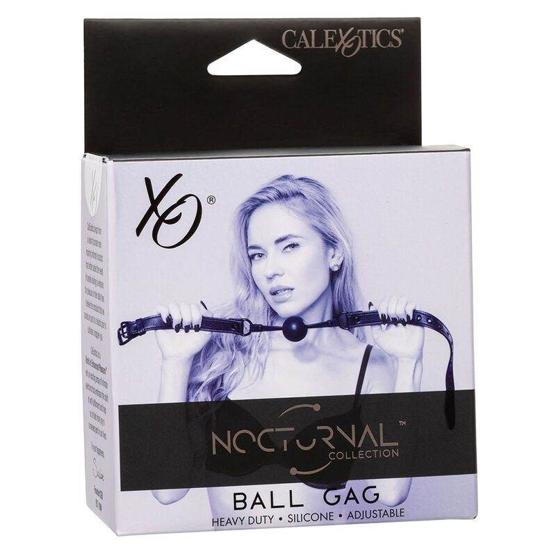 CALEXOTICS - NOCTURNAL BÂILLON À BOULE EN SILICONE NOIR – Image 7