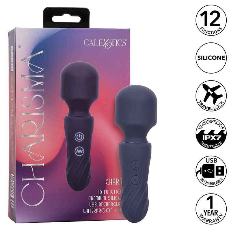 CALEXOTICS - CHARISMA CHARM MASSEUR 12 FONCTIONS VIOLET – Image 2