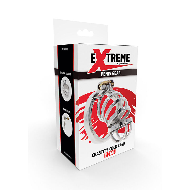 HIDDEN DESIRE - EXTREME CAGE DE CHASTETÉ EN MÉTAL – Image 5