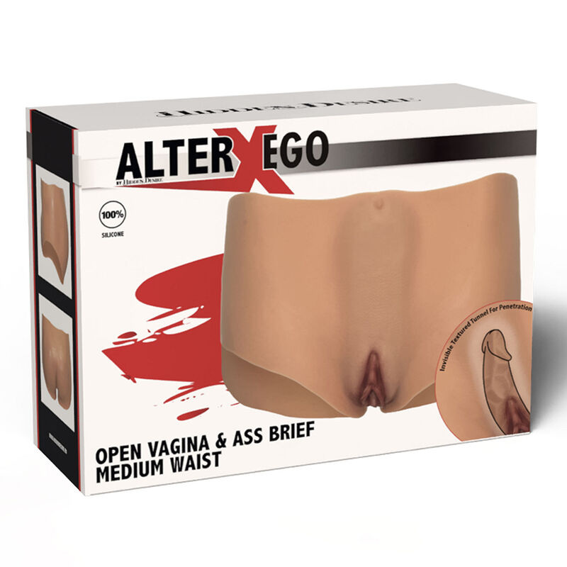 HIDDEN DESIRE - ALTER EGO VAGIN OUVERT ET CUL SLIP TAILLE MOYENNE CHAIR – Image 7