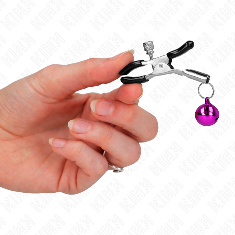 KINK - PINCE À METON SIMPLE CLOCHE VIOLET 6 CM – Image 4