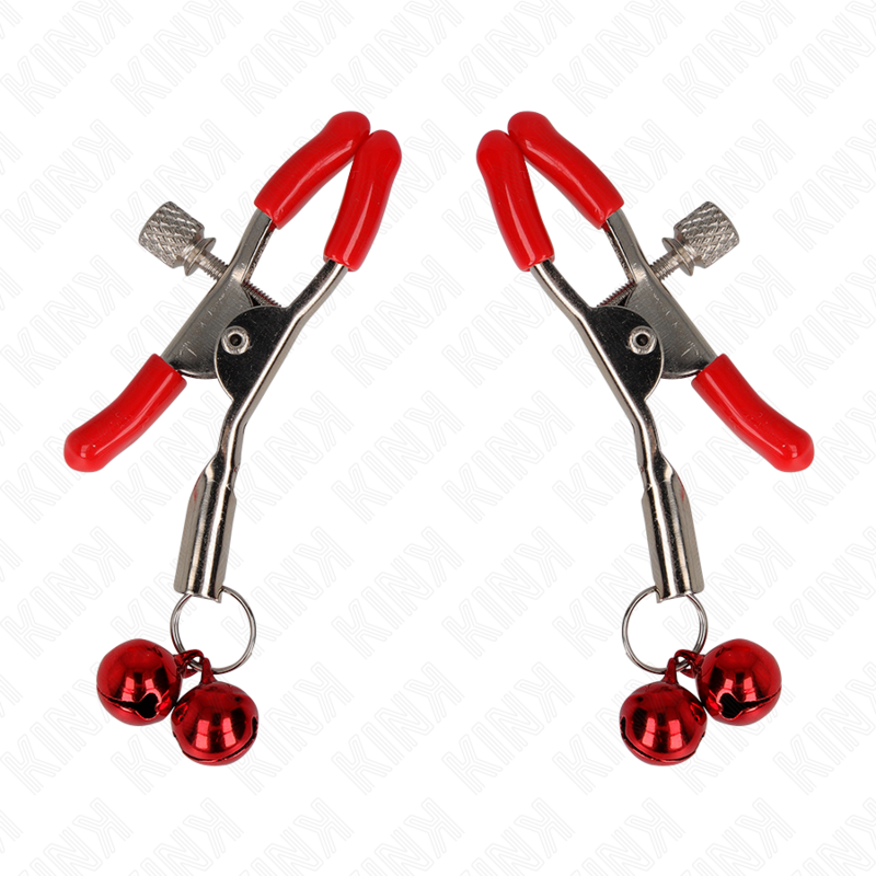 KINK - PINCE À METON DOUBLE CLOCHE ROUGE ROUGE 6 CM – Image 2